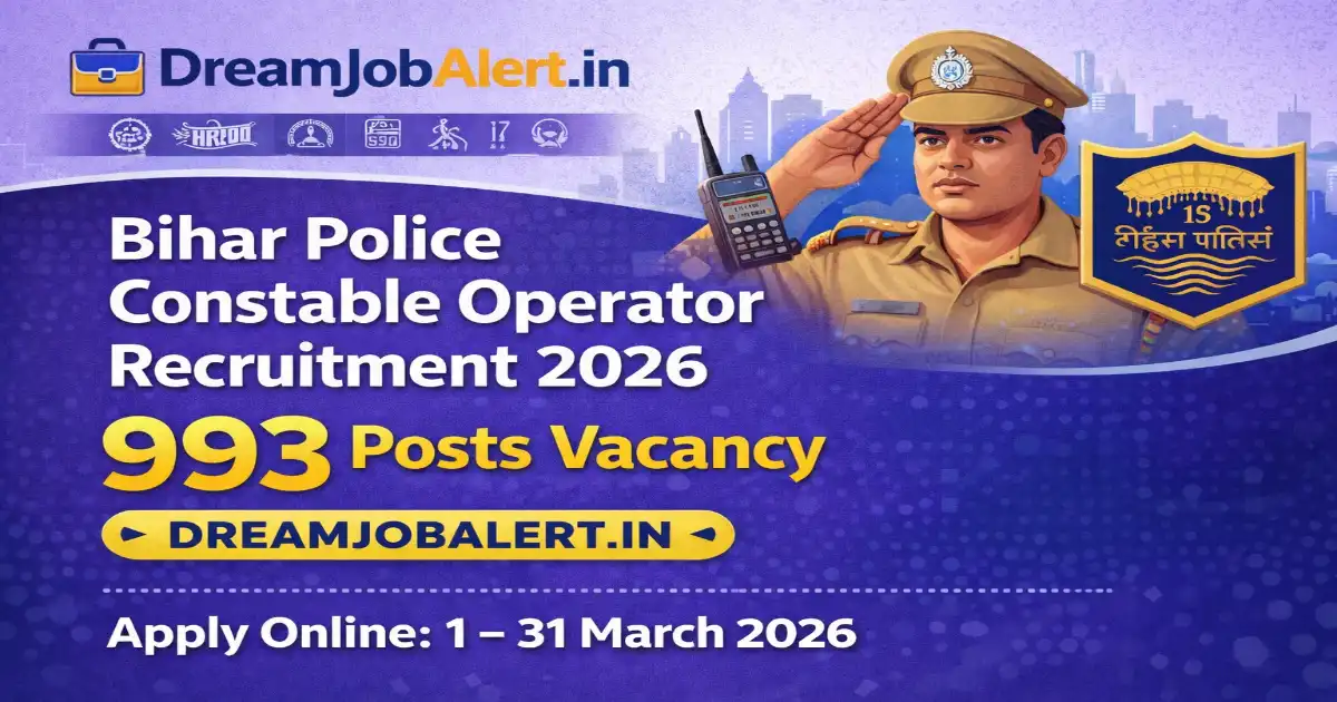 बिहार पुलिस में कांस्टेबल के 993 पदों पर भर्ती |