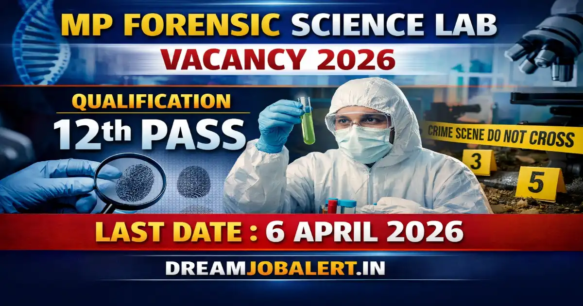 MP FORENSIC SCIENCE LAB VACANCY 2026