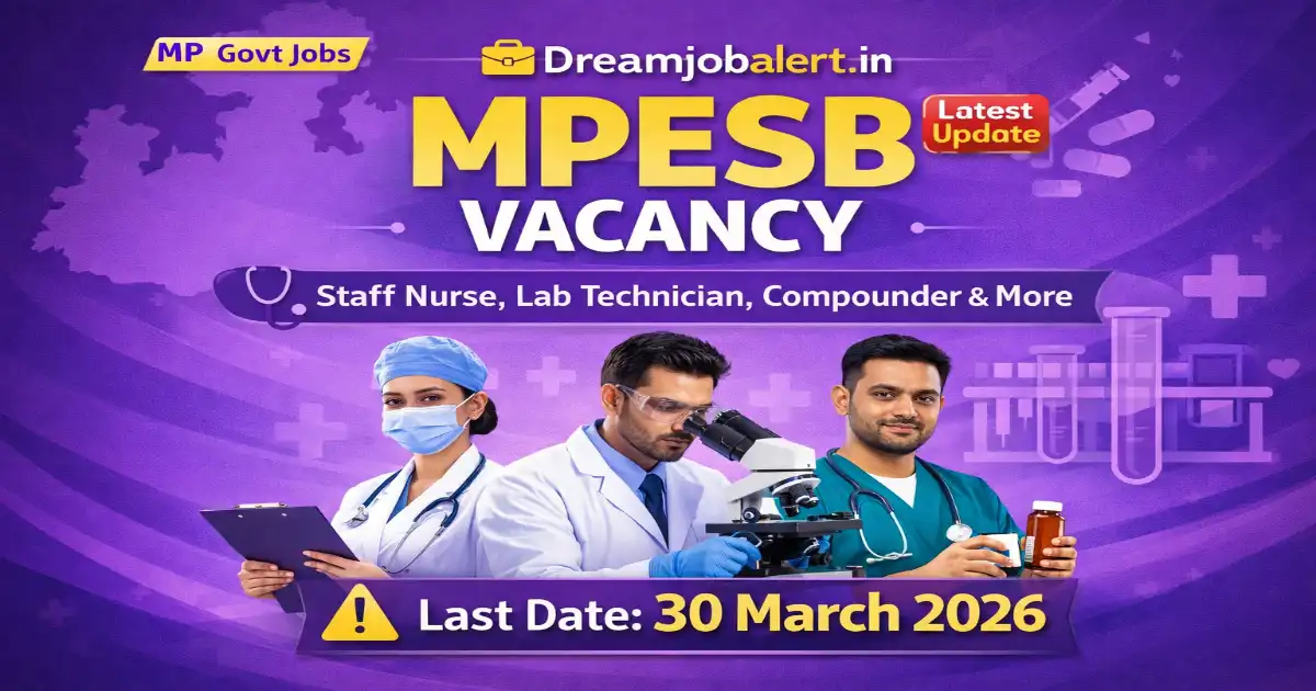 mpesb vacancy for staff nurse and paramedical staff