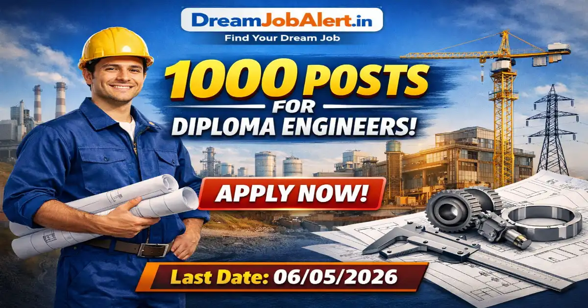 1000 posts for Diploma engineers