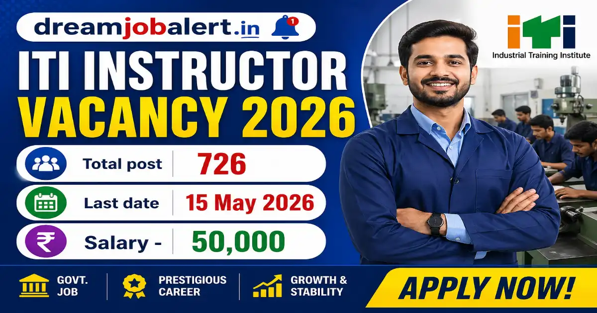 ITI INSTRUCTOR VACANCY 2026